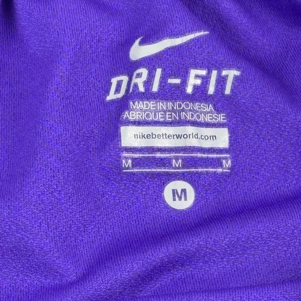 Nike Women Dri Fit Running‎ Shorts Lined Medium Purple Athletic Gym Jogging